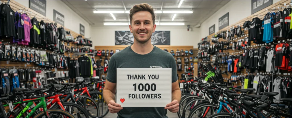 Local entrepreneur in New Brunswick celebrating a digital marketing milestone."